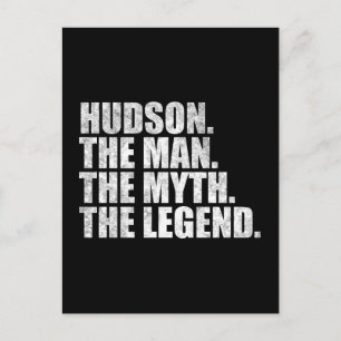 Hudson naam, Hudson De Man De Mythe De Legende Briefkaart