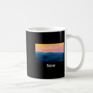 Hudson New Hampshire Berg Zonsondergang Thuisstad Koffiemok