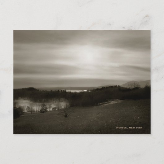 Hudson New York Briefkaart (Voorkant)