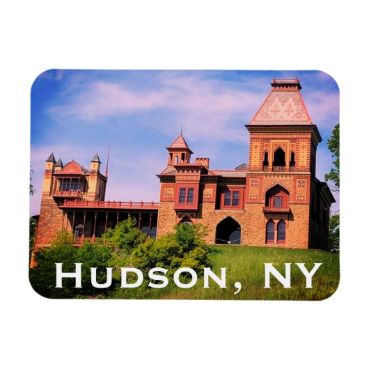 Hudson, NY - Frederic Church Estate Magnet Magneet (Horizontaal)