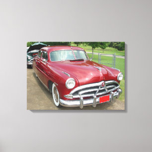 Hudson Pacemaker Poster 1950 Canvas Afdruk