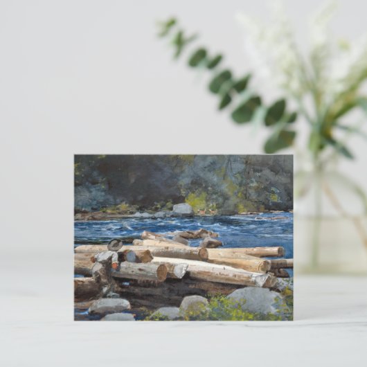 Hudson River Adirondacks Winslow Homer Briefkaart (Staand voorkant)