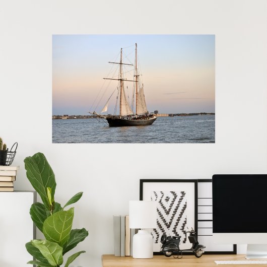 Hudson River Boat Tour Poster (Thuiskantoor)