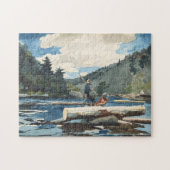 Hudson River, houtkap | Winslow Homer Legpuzzel (Horizontaal)