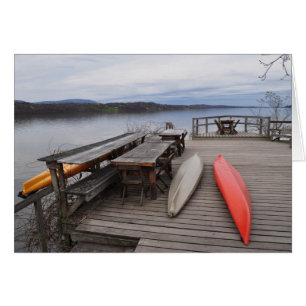 Hudson River met Canoes