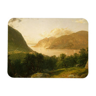 Hudson River Scene door John Frederick Kensett Magneet