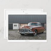 Hudson Super 6 '51 Briefkaart (Voorkant / Achterkant)