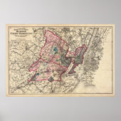 Hudson, Union, Essex Cos, NJ Poster (Voorkant)