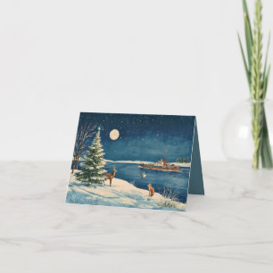 Hudson Valley Americana Sprookjesboek Kerstkaart Kaart