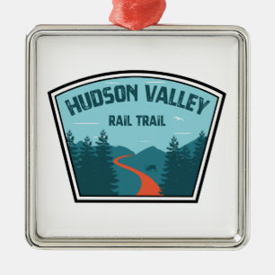 Hudson Valley Rail Trail New York Metalen Ornament