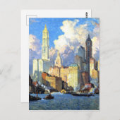 Hudson Waterfront Briefkaart (Voorkant / Achterkant)