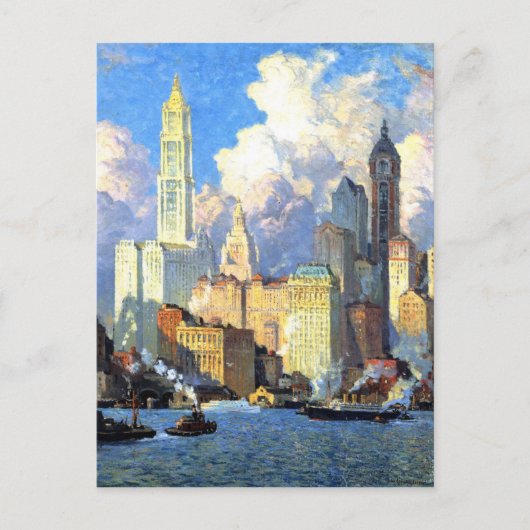 Hudson Waterfront Briefkaart (Voorkant)