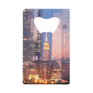 Hudson Yards (schip) Empire State Building, NYC Kredietkaart Flessenopener