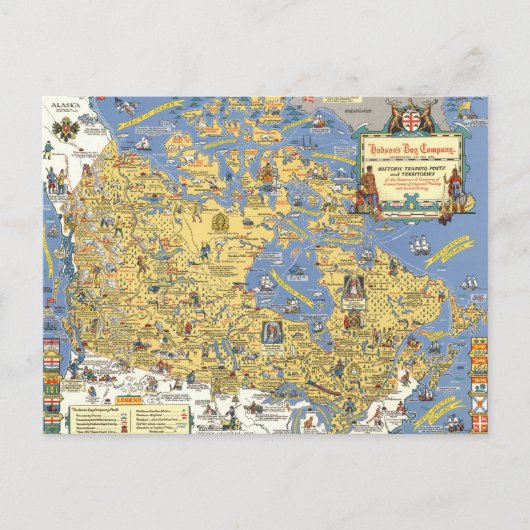 Hudson's Bay Company - Kaart van Canada (Voorkant)