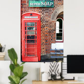 Hudson's Super Soap Sign Poster (Thuiskantoor)