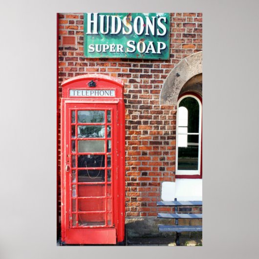 Hudson's Super Soap Sign Poster (Voorkant)