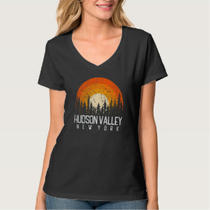 Hudsonvallei New York NY Retro Vintage 80s 90s T-shirt