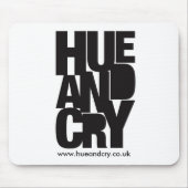 Hue en Cry - Mousepad Muismat (Voorkant)