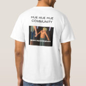 HUE HUE Officiële Community T-Shirt (Achterkant)