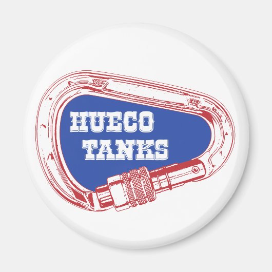 Hueco Tanks Carabiner Magneet (Voorkant)