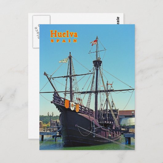 Huelva, Spanje Briefkaart (Voorkant / Achterkant)