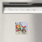 Huey aimant de tenue de Noël (In Situ (Lave-vaisselle))