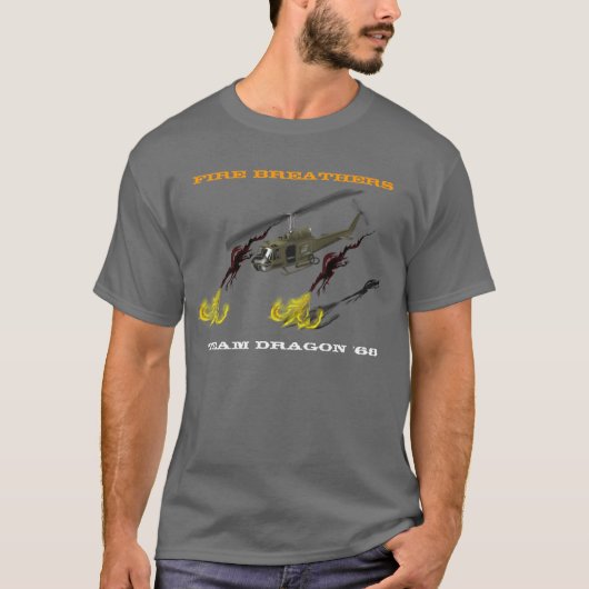 Huey Gunship Tee Shirt (Voorkant)