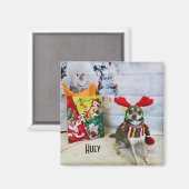 Huey-kerstpas magneet (Voorkant / Achterkant)