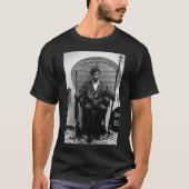Huey P Newton 1968 Black and White T-shirt (Voorkant)