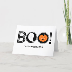 Huez ! Carte de voeux heureuse de Halloween