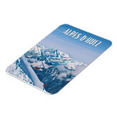 Huez Ski Alpe Magneet (Linkerzijde)