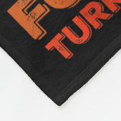 Huffin And Puffin For Stuffing Turkey Trot Squad  Fleece Deken (Hoek)