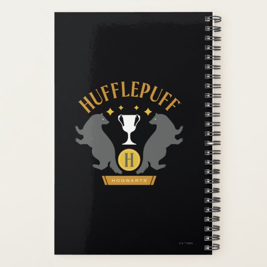 HUFFLEPUFF™ Badger and Cup House Pride Graphisme (Dos)