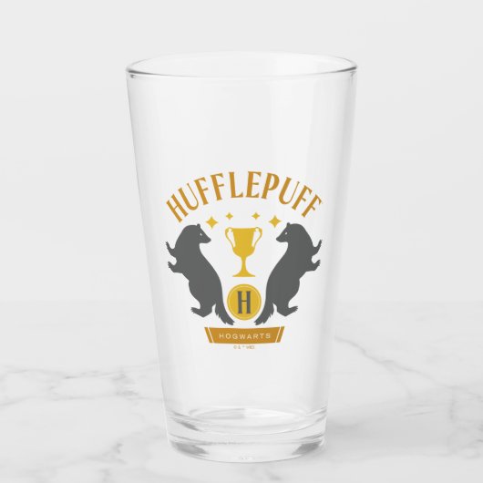 HUFFLEPUFF™ Badger en Cup House Pride Graphic Glas (Voorkant)