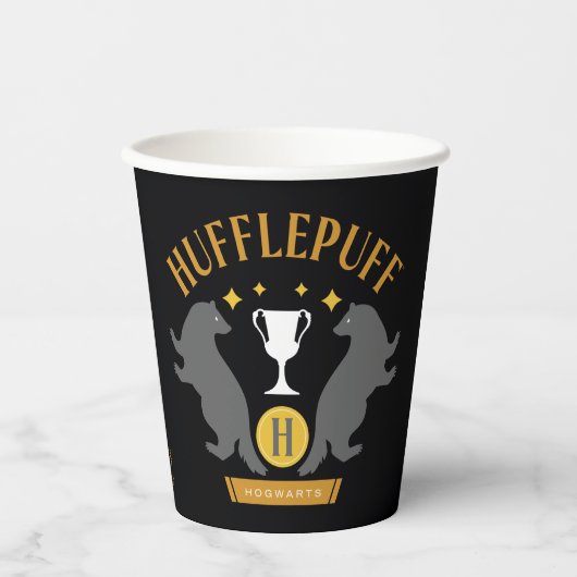 HUFFLEPUFF™ Badger en Cup House Pride Graphic Papieren Bekers (Voorkant)