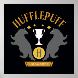 HUFFLEPUFF™ Badger en Cup House Pride Graphic Poster