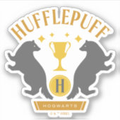 HUFFLEPUFF™ Badger en Cup House Pride Graphic Sticker (Voorkant)