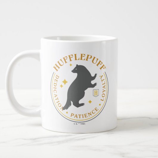 HUFFLEPUFF™ Badger House Pride Badge Extra Grote Beker (Links)