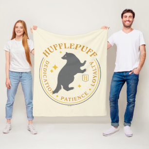 HUFFLEPUFF™ Badger House Pride Badge Fleece Deken