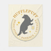 HUFFLEPUFF™ Badger House Pride Badge Fleece Deken (Voorkant)