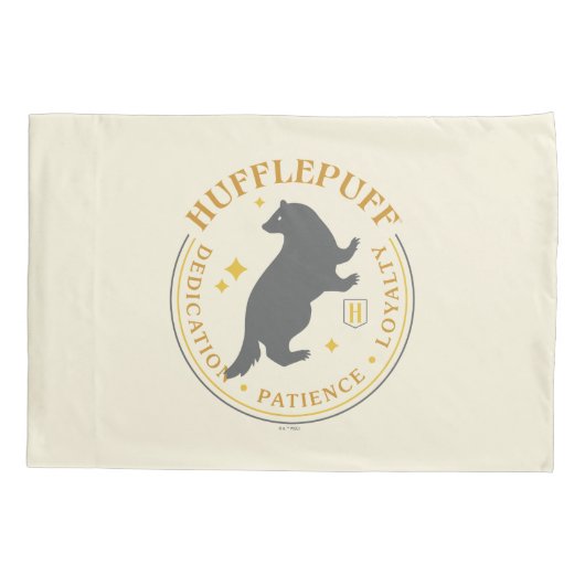 HUFFLEPUFF™ Badger House Pride Badge Kussensloop (Achterkant)