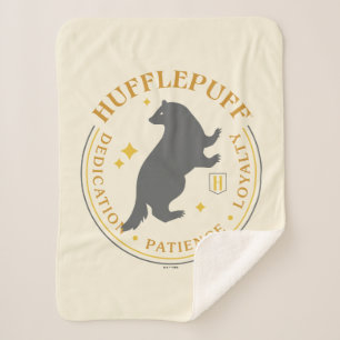 HUFFLEPUFF™ Badger House Pride Badge Sherpa Deken