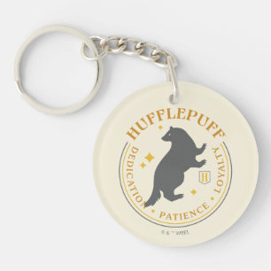 HUFFLEPUFF™ Badger House Pride Badge Sleutelhanger