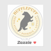 HUFFLEPUFF™ Badger House Pride Badge Sticker (Vel)