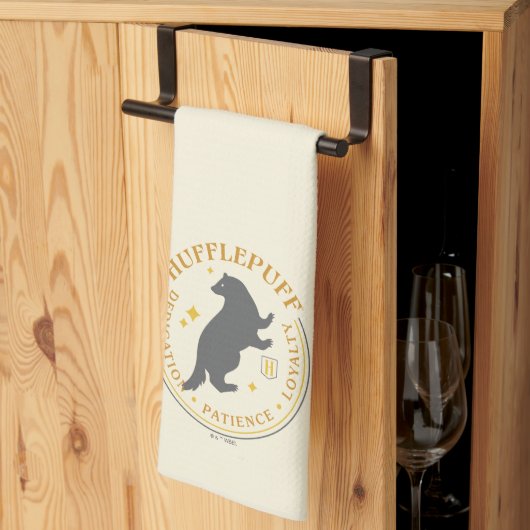 HUFFLEPUFF™ Badger House Pride Badge Theedoek (Derde Gevouwen)