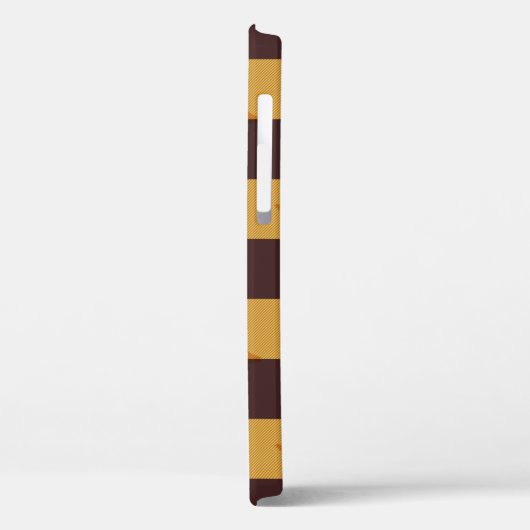HUFFLEPUFF™ Check Pset Patroon Case-Mate iPhone Case (Achterkant / Links)