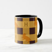HUFFLEPUFF™ Check Pset Patroon Mok (Voorkant rechts)