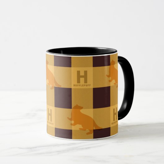 HUFFLEPUFF™ Check Pset Patroon Mok (Voorkant rechts)