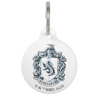 Hufflepuff Crest Blue Huisdierpenning