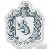 Hufflepuff Crest Blue Sticker (Voorkant)